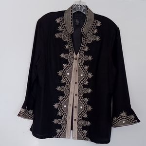 SilkLand embroidered jacket